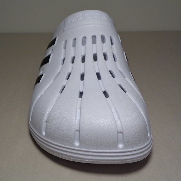 Adidas Size 11 M ADILETTE White Black Clogs Slides Sandals New Men\'s Shoes main image 15
